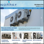 Screen shot of the Norref Ltd website.