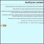 Screen shot of the SoilCycle Ltd website.