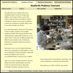 Screen shot of the Gosforth Pottery website.