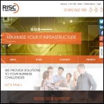 Screen shot of the RISC Group IT Solutions Ltd website.