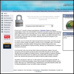 Screen shot of the ITrust Security Ltd website.