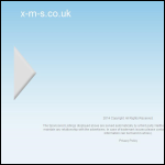Screen shot of the XMS website.