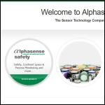 Screen shot of the Alphasense Ltd website.