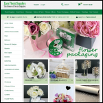 Screen shot of the Easy Florist Supplies website.