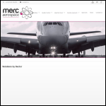 Screen shot of the Merc Engineering Uk Ltd website.