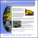 Screen shot of the AAA Concrete website.