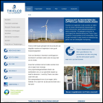 Screen shot of the Thielco Gratings Ltd website.