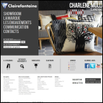 Screen shot of the Clairefontaine website.