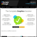 Screen shot of the Screen Image Concepts Ltd website.