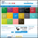 Screen shot of the Chef Set Housewares plc website.