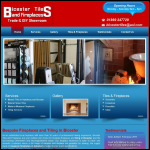 Screen shot of the Bicester Tiles & Fireplaces website.