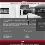 Screen shot of the Marrick Commercial Interiors website.