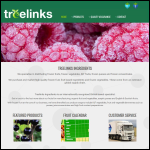 Screen shot of the Treelinks (Ingredients) Ltd website.