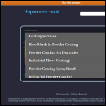 Screen shot of the Db Partners Ltd website.