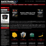 Screen shot of the Safelift Onshore website.