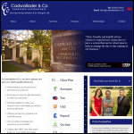 Screen shot of the Cadwallader & Co LLP website.