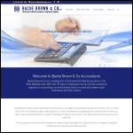 Screen shot of the Bache Brown & Co. Ltd website.