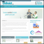 Screen shot of the Unihoist Ltd website.