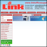 Screen shot of the Dorset Link Office Supplies Ltd website.