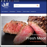 Screen shot of the KFF (Kent Frozen Foods) Ltd website.