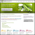 Screen shot of the Review Consultancy Ltd website.