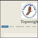 Screen shot of the Topweigh Ltd website.