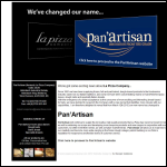 Screen shot of the Pan’Artisan website.