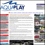 Screen shot of the Aquaplay website.