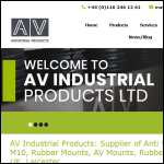 Screen shot of the AV Industrial Products Ltd website.