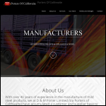 Screen shot of the D & M Porter Ltd website.