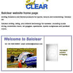 Screen shot of the Salclear website.
