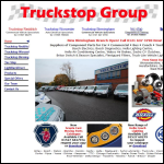 Screen shot of the Truckstop - Hawkes website.