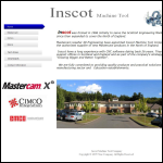 Screen shot of the Inscot Machine Tool website.