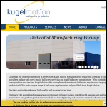 Screen shot of the Kugel Motion Ltd website.