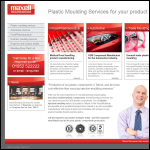Screen shot of the Maxell Moulding Services website.