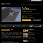 Screen shot of the CGL RainPulse website.