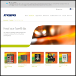 Screen shot of the Frese website.
