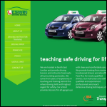 Screen shot of the Leswin Driving School website.