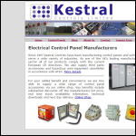Screen shot of the Kestral Controls Ltd website.