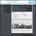 Screen shot of the AC Ellison Plastering & Tiling website.