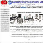 Screen shot of the Lancashire Spring Company Ltd website.
