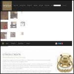 Screen shot of the Strada Architectural Hardware website.