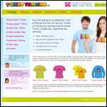 Screen shot of the TShirtPrinting.Net website.