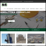 Screen shot of the N & R Contractors Ltd website.