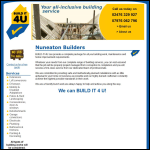 Screen shot of the BUILD IT 4U website.