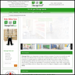 Screen shot of the Storage First Ltd website.