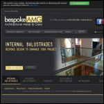 Screen shot of the Bespoke AMG Ltd website.