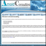 Screen shot of the Arnold Business & Engineering Consulting Ltd website.