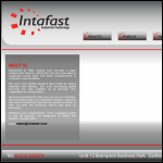 Screen shot of the Intafast Ltd website.