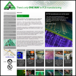 Screen shot of the One Way Circuits Ltd website.